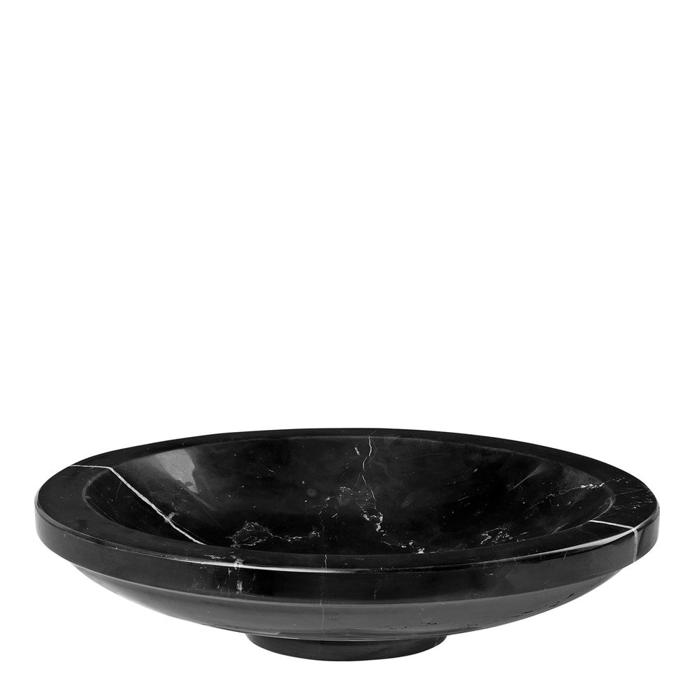Gallery Objects Skål Marmor 32 cm Svart