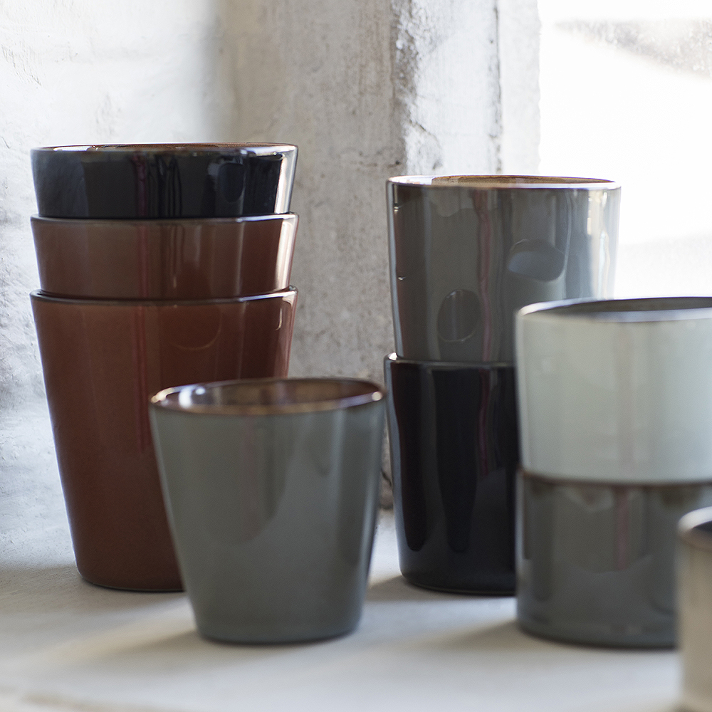 Terres de Rêves Mugg 8,5 cm Mörkblå/Rost