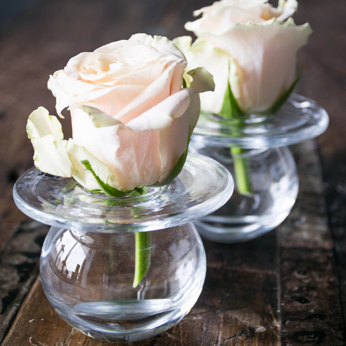 Boblen Vas 7 cm Klar