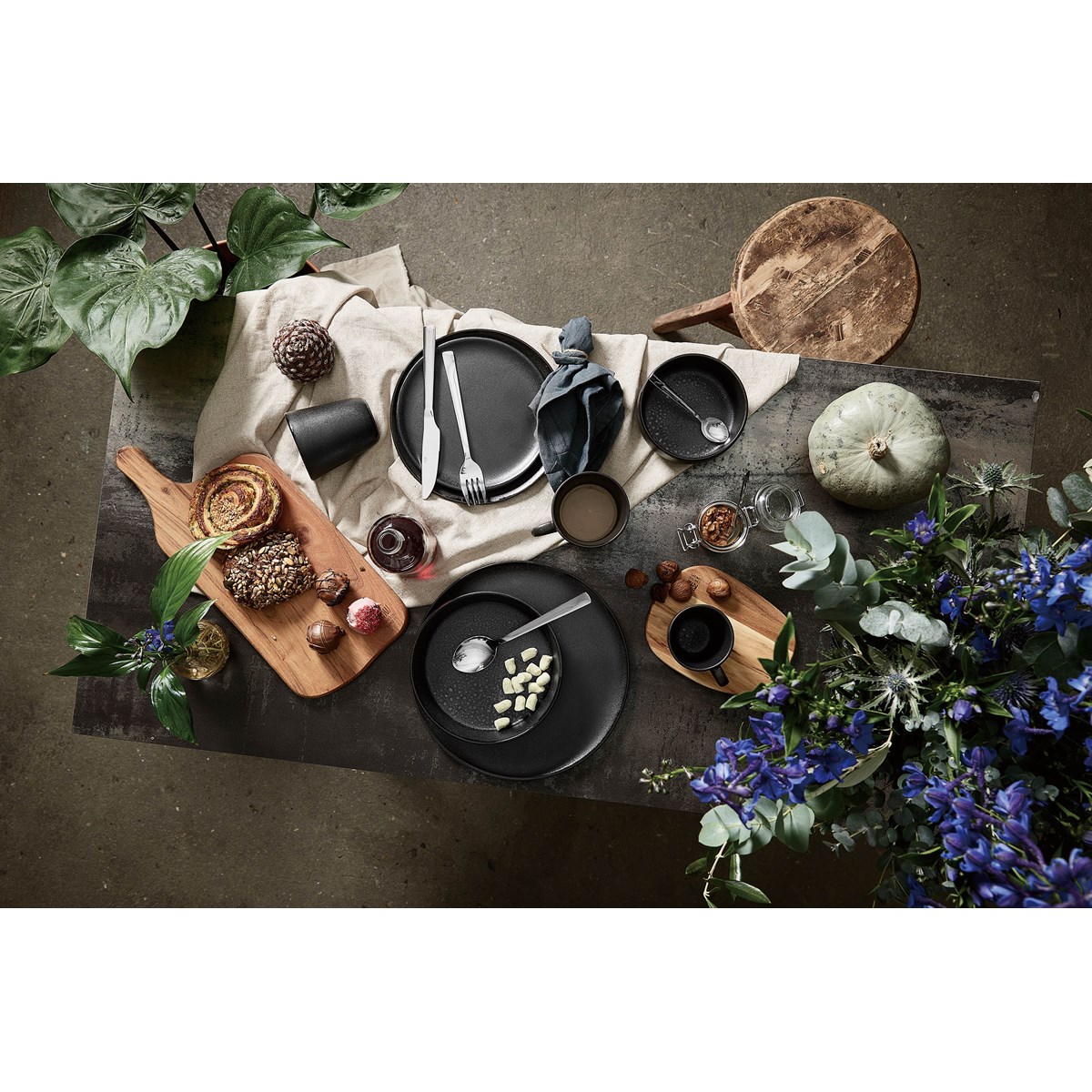 Aida Raw Bestickset 48 delar Rostfritt stål