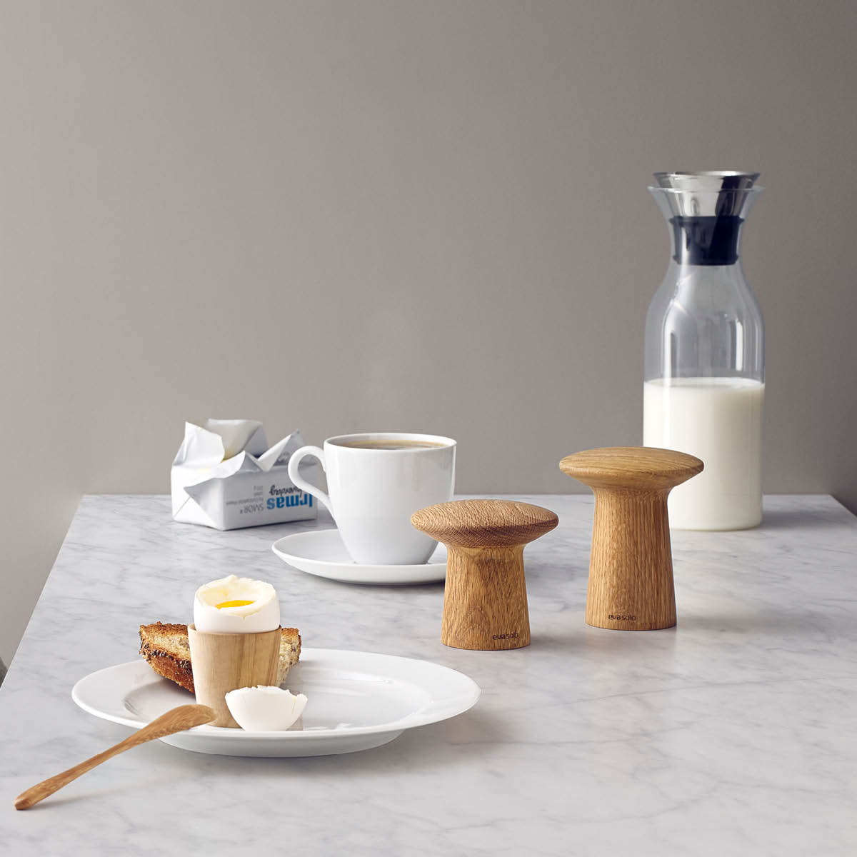 Salt- och Pepparkvarn 11 cm Ek