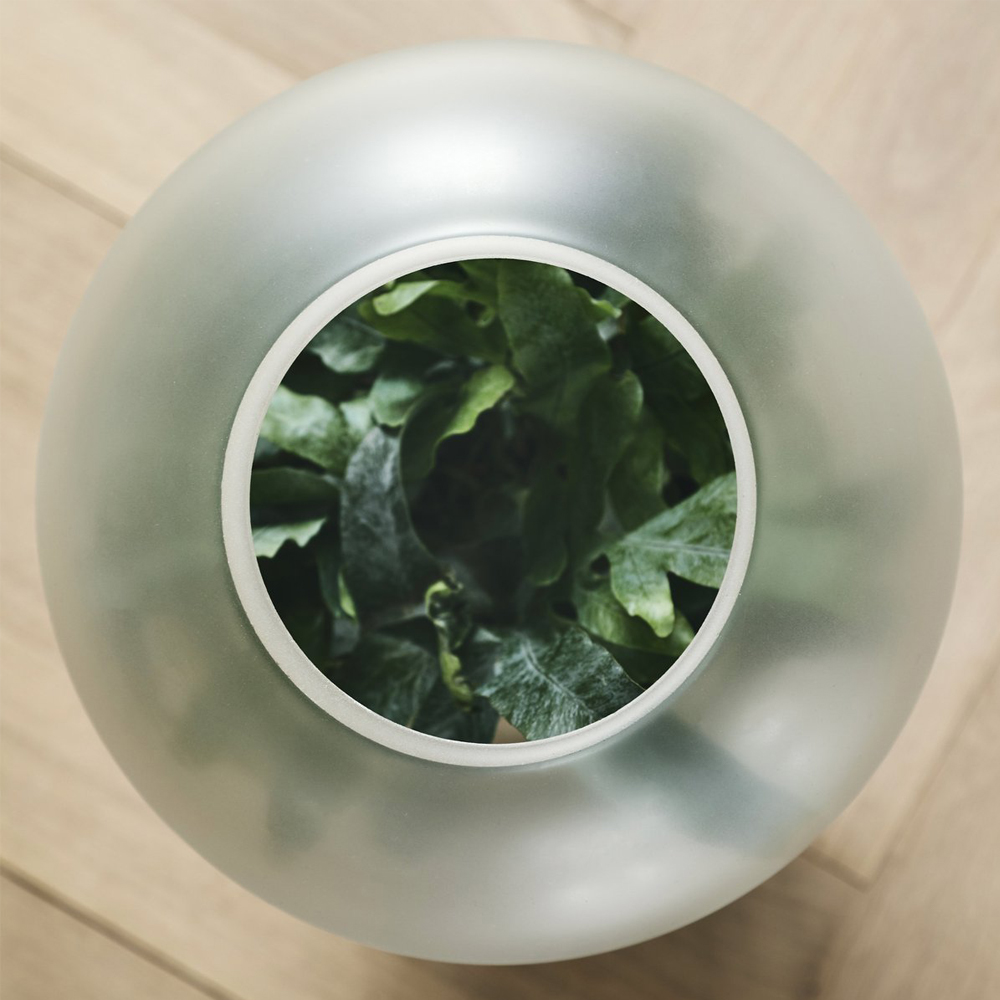 Nebl Kruka 44,2 cm Svart Glas