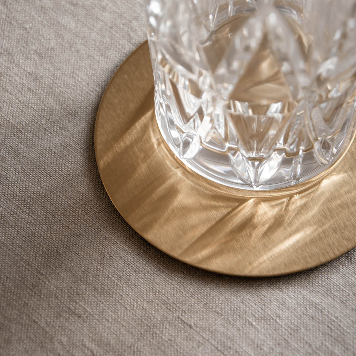 Peak Glasunderlägg 4-pack med hållare