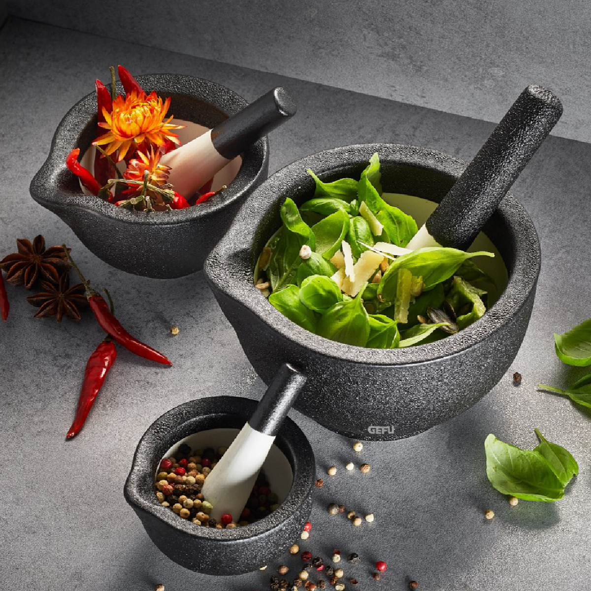 Mortel Grino 13,5 cm Svart