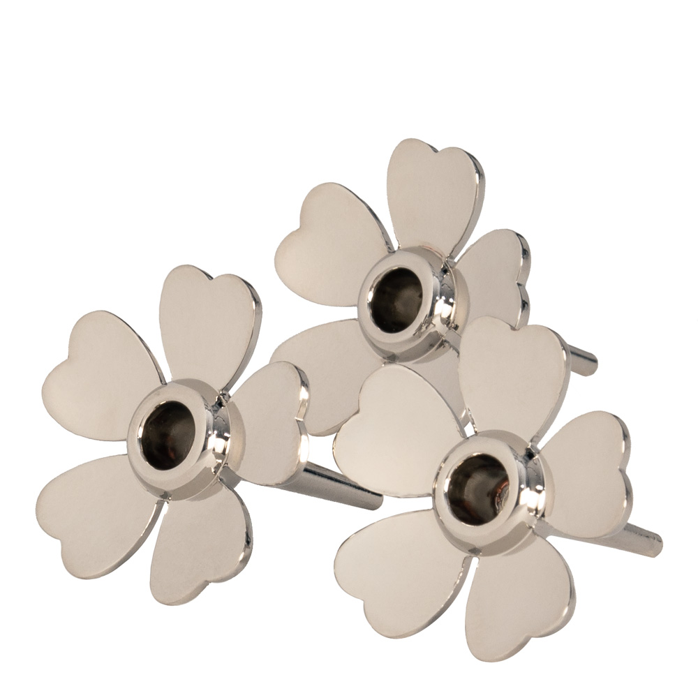 Me To You Tårtljushållare 3-pack Silver