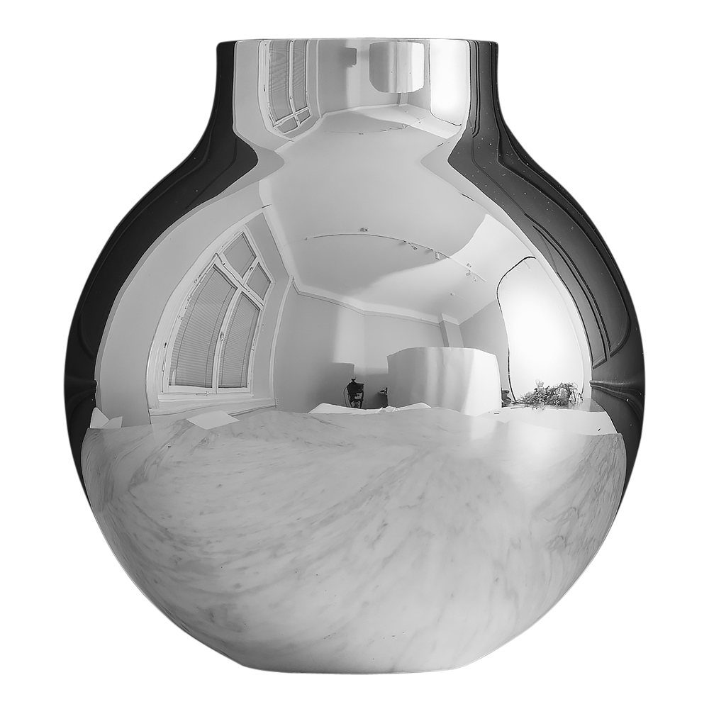 Boule Vas stor Silver