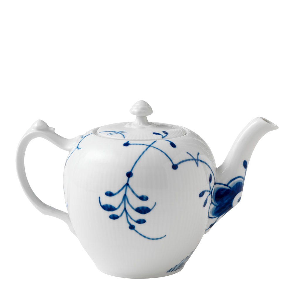 Blue Fluted Mega Tekanna 1 L