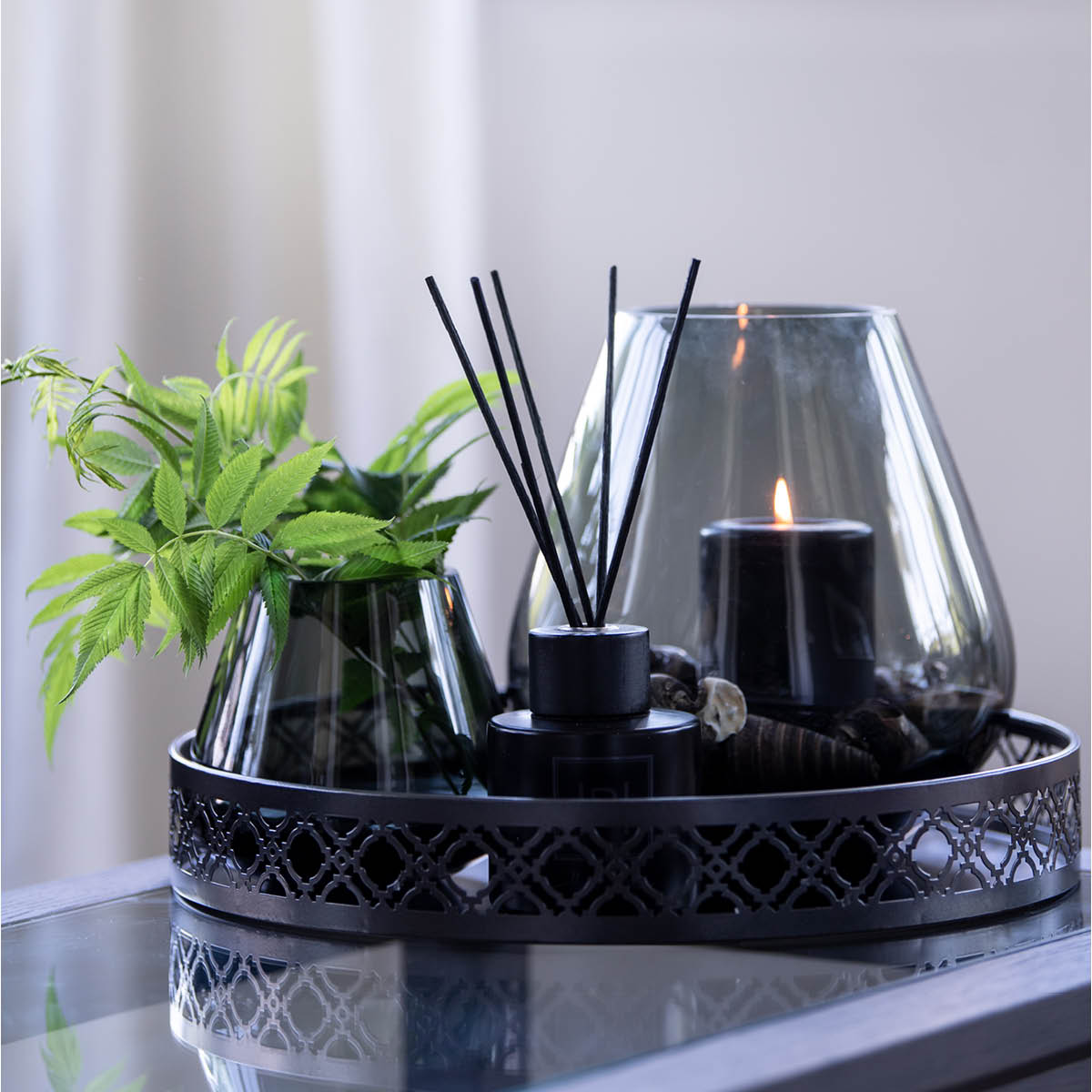 Cape Dekorfat 35 cm Matt Gunmetal