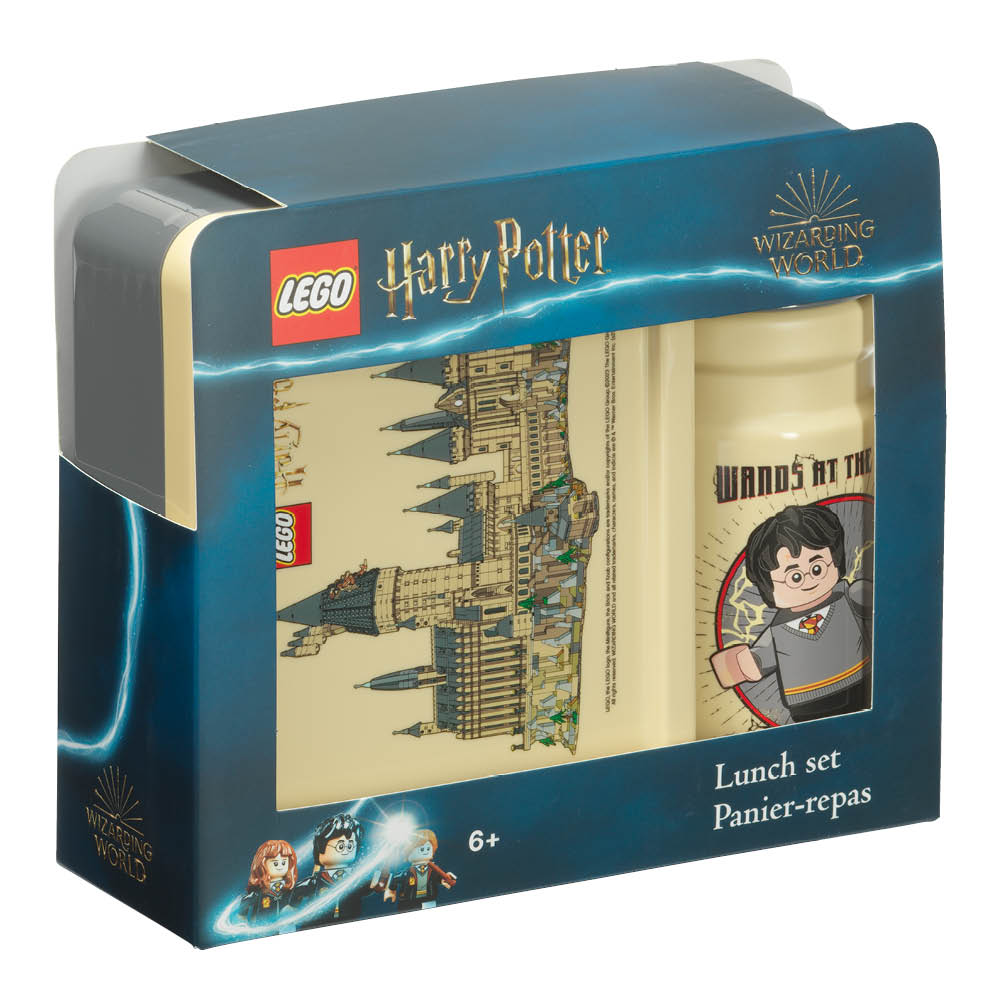 Lunchbox set Harry Potter Hogwarts Gul