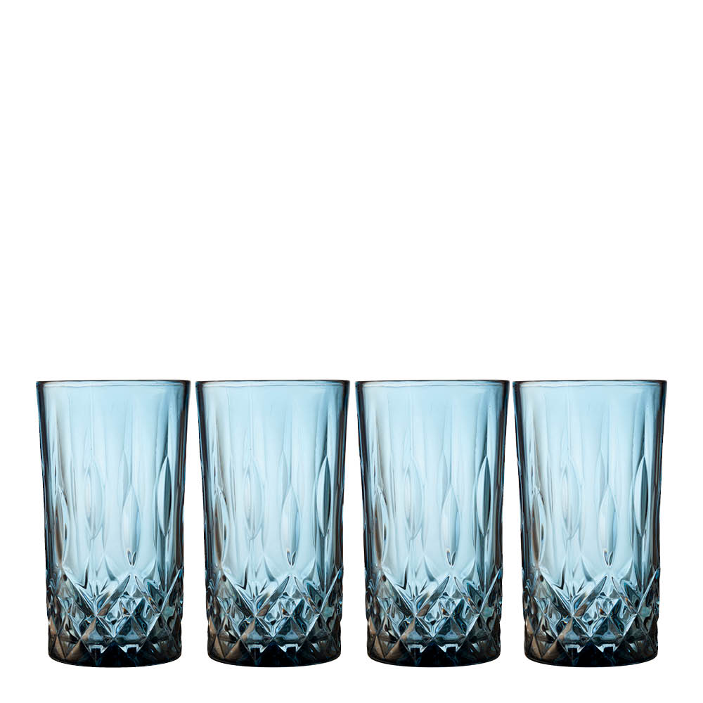 Sorrento Highball 38 cl 4-pack Blå