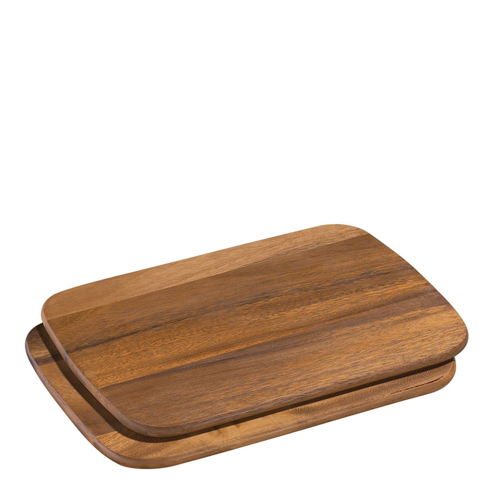 Liten Serveringsbricka 2-pack 28x20 cm Akacia