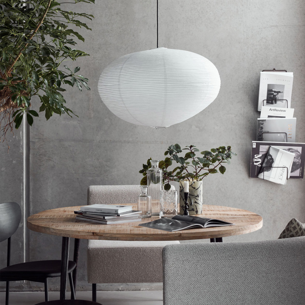 Rica Lampskärm 46 cm Vit