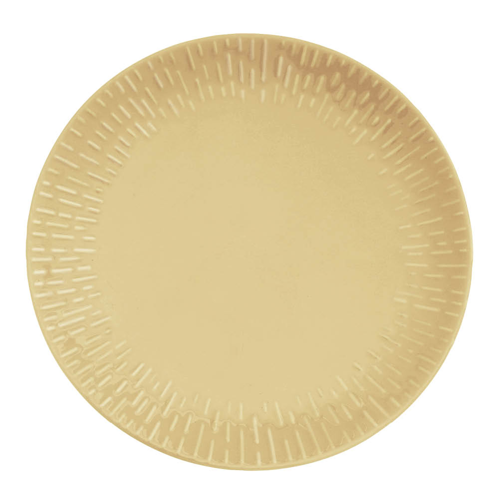 Confetti Tallrik 27 cm Senap