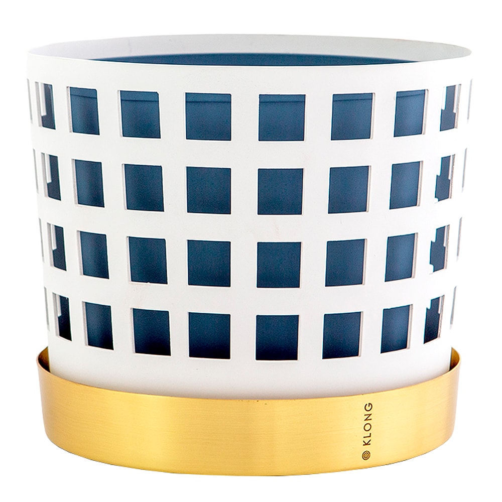 Trio Kruka Square 18 cm Vit