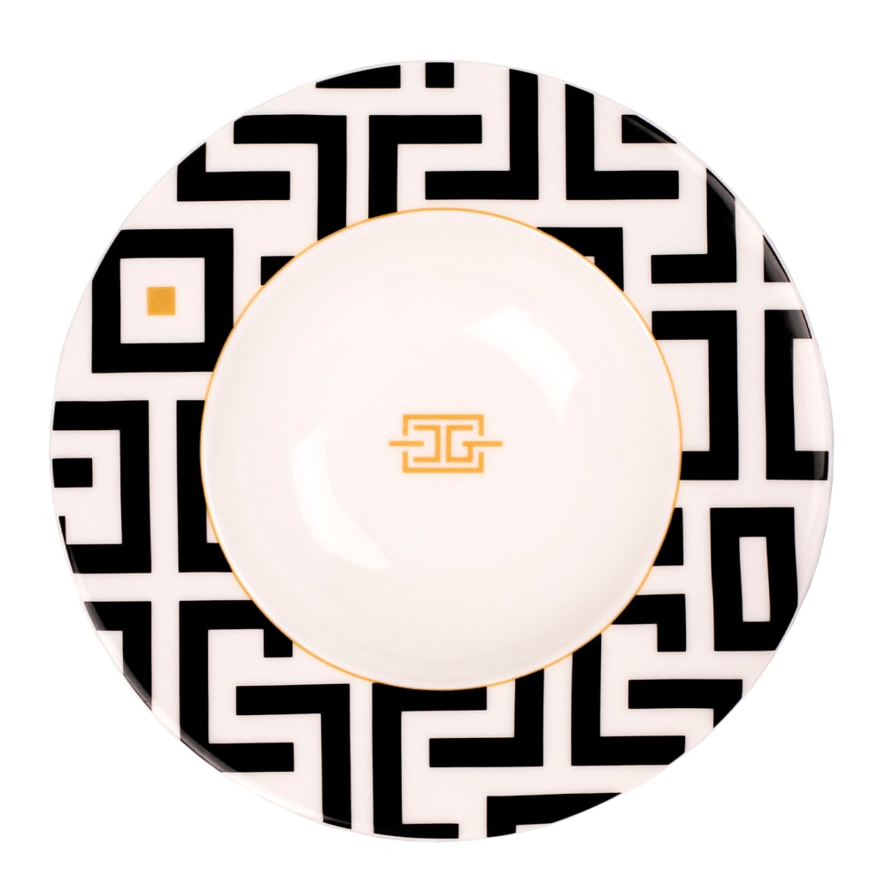 DECO Black Djup tallrik 24 cm