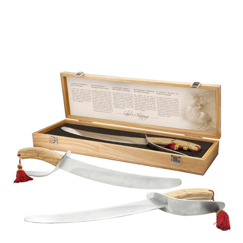 PWC Champagnesabel Hussard Handtag i Olivträ