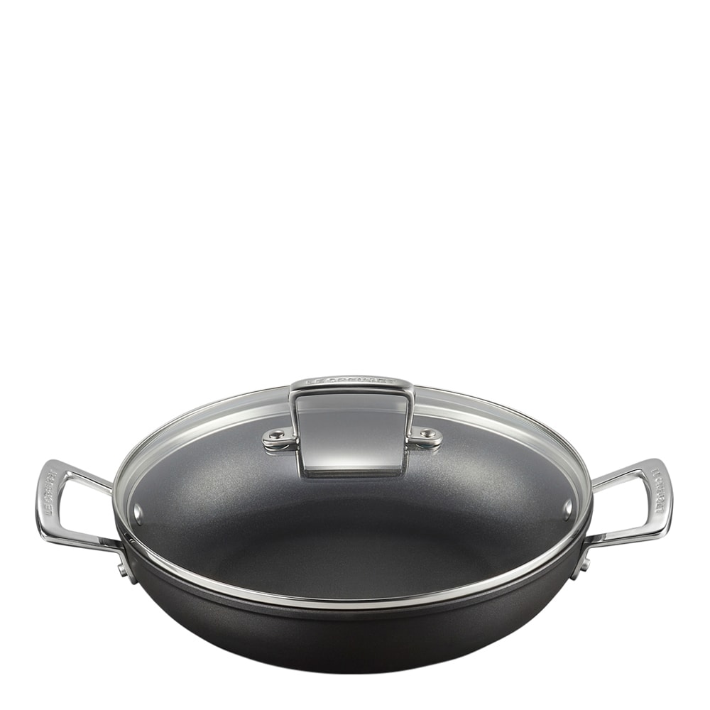 Toughened Non-Stick Traktörgryta med glaslock 26 cm