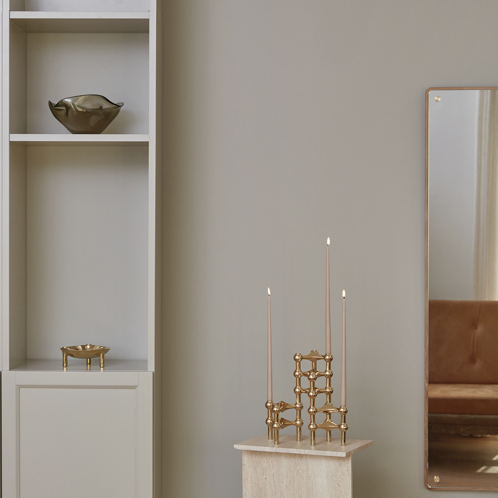 Stoff Nagel Ljusstake Mässing