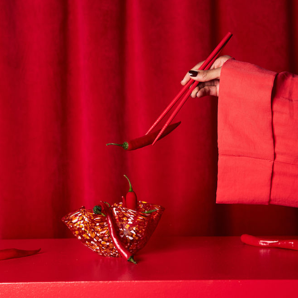 Cara Skål 17 cm Röd/Orange