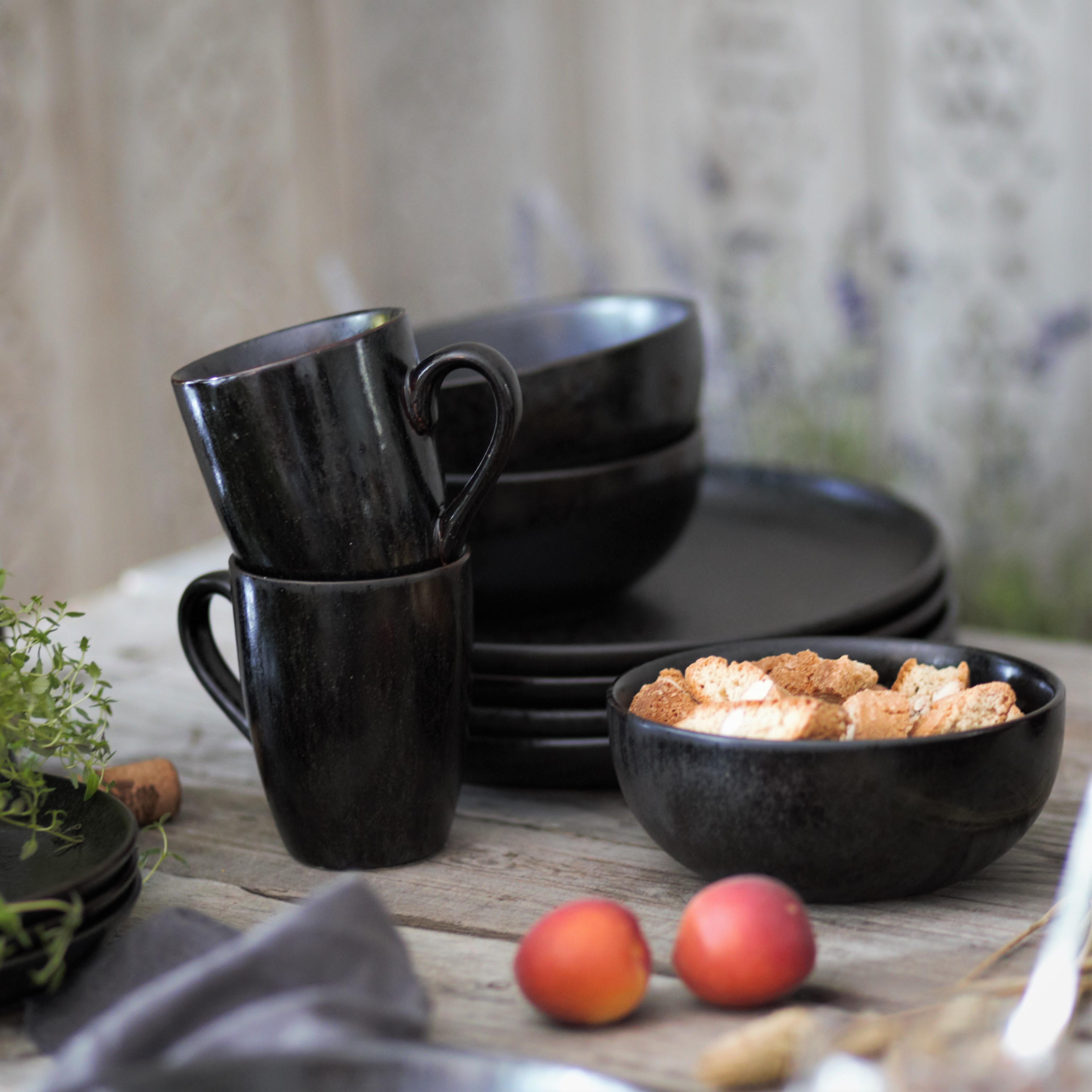 Mörke Soppskål 15 cm Svart