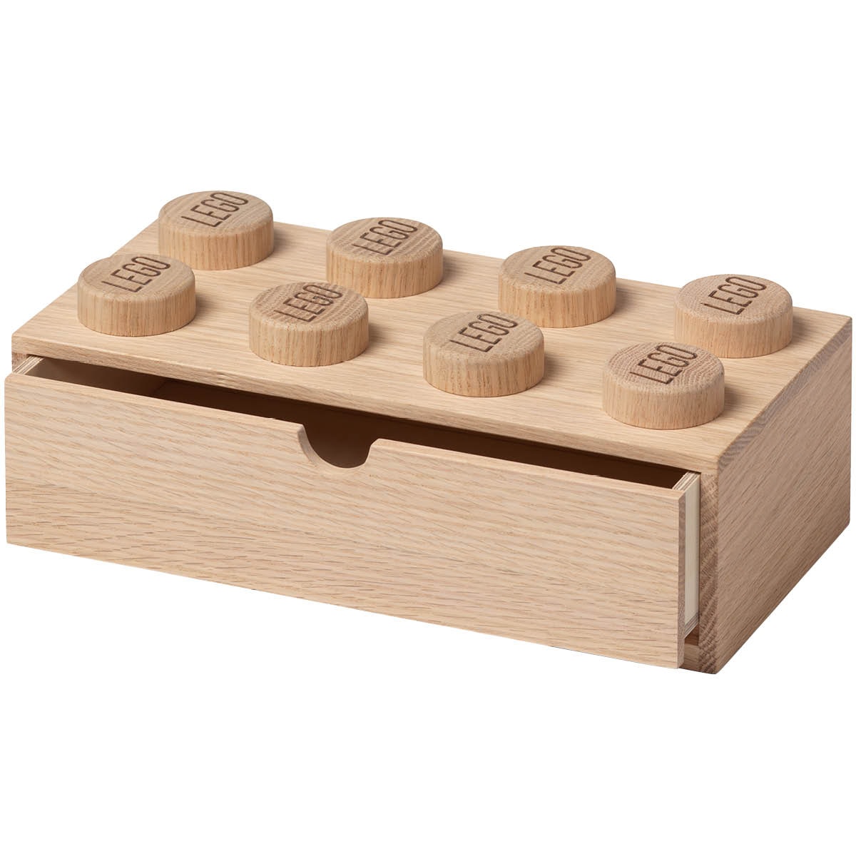 Wooden collection Skrivbordslåda 2x4 Ljus Ek