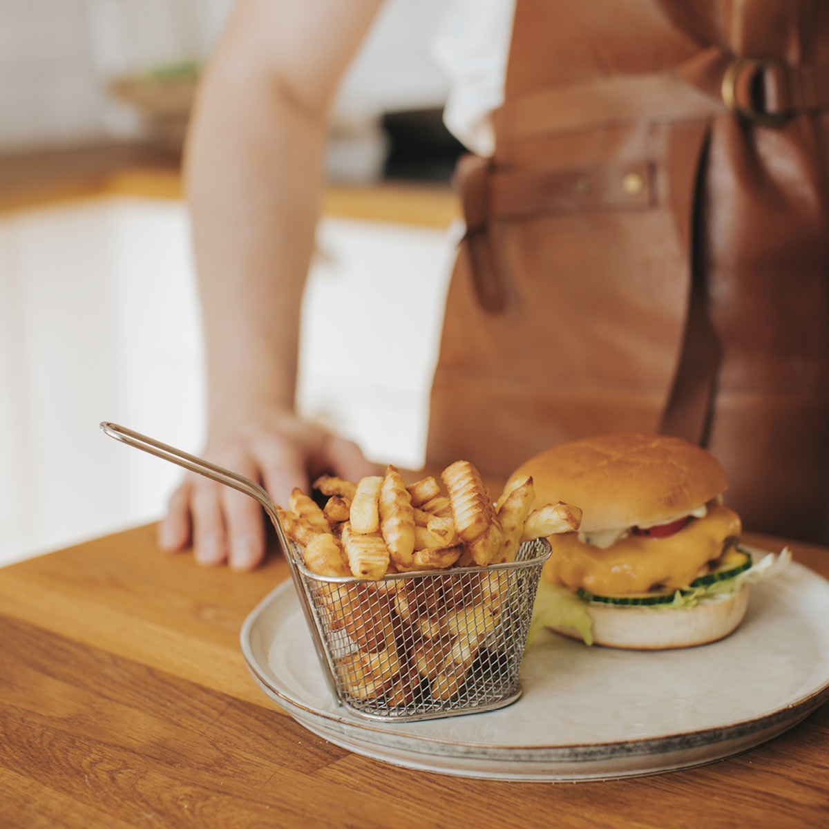 Serveringskorgar 4-pack Silver