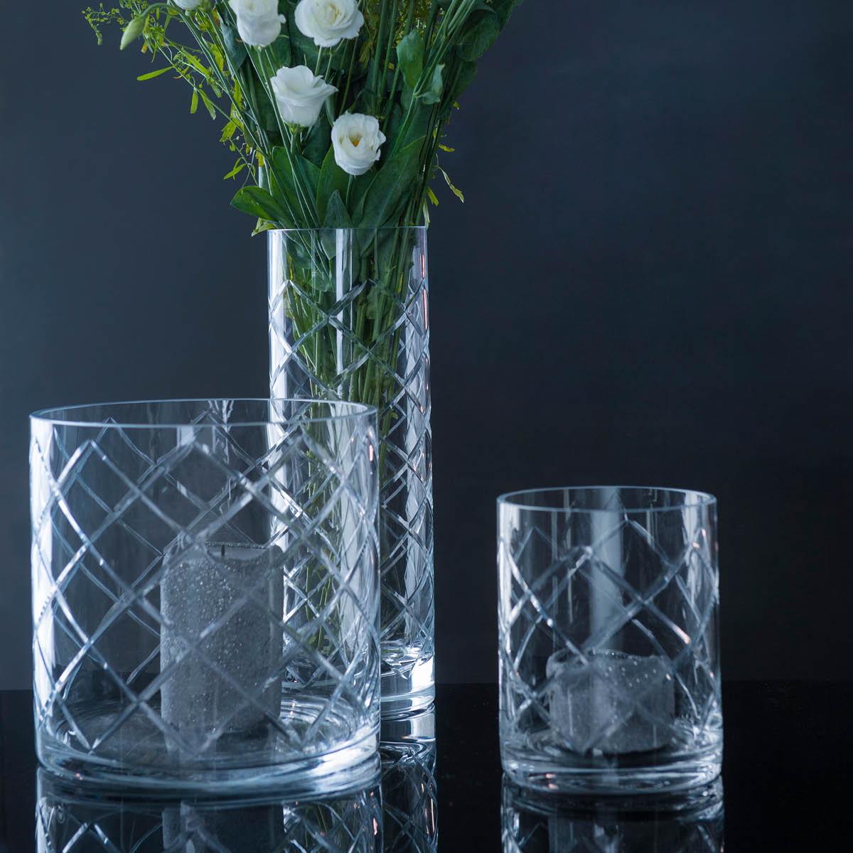 Skyline Lux Lykta 12x15 cm Klar