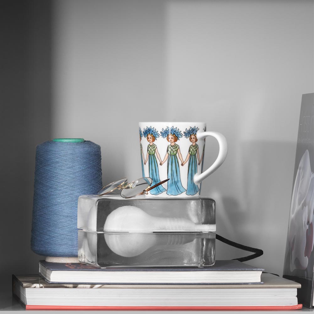 Elsa Beskow Mugg/öra 40 cl Blåklint