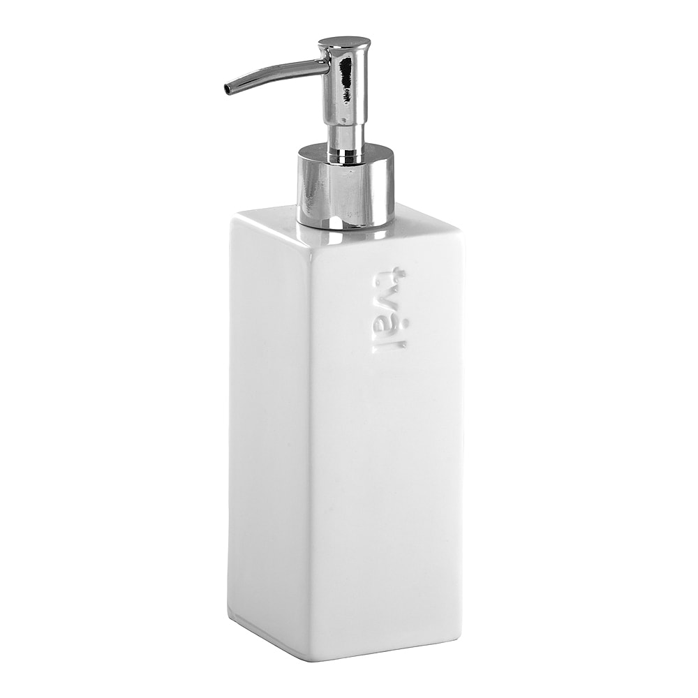 Kub Tvålpump 21 cm Vit