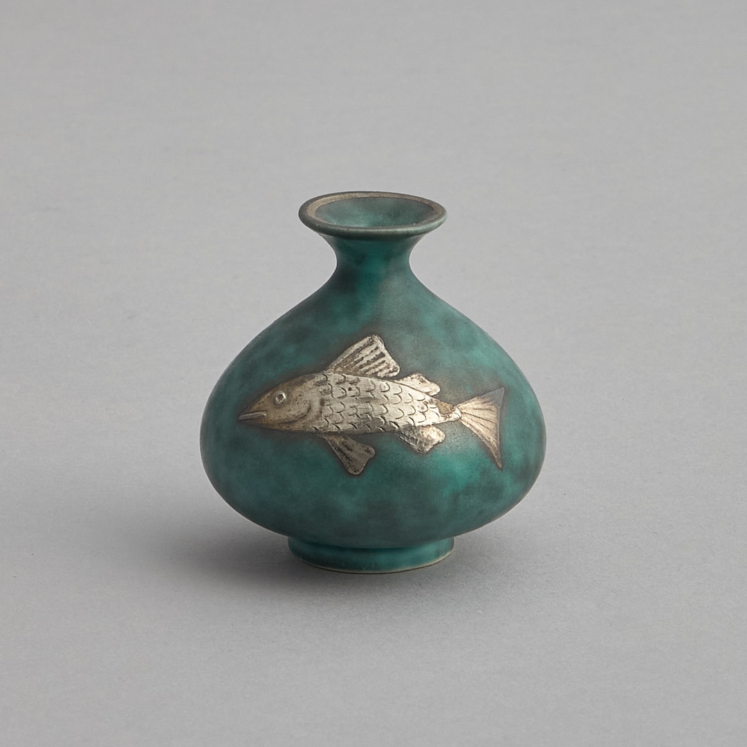 SÅLD "Argenta" Miniatyr Vas Fisk