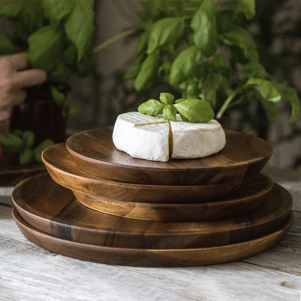 Trevare Tallrik 22 cm Mörk Brun