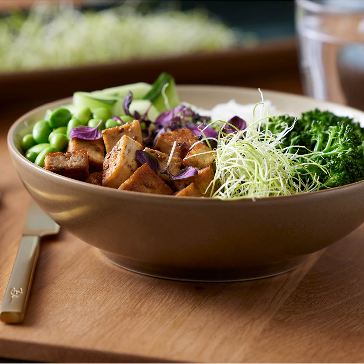 BITZ Pastaskål 20 cm Wood/Sand