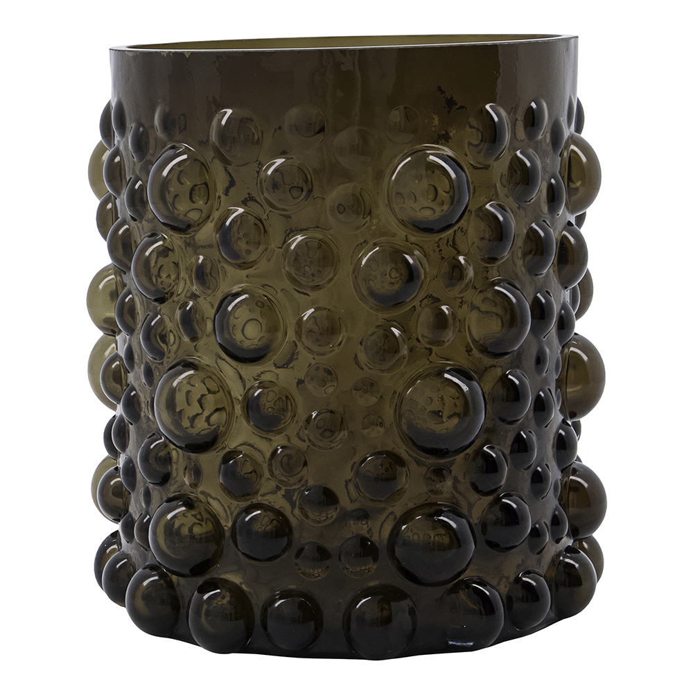 Foam Ljuslykta / Vas 19 cm Brun