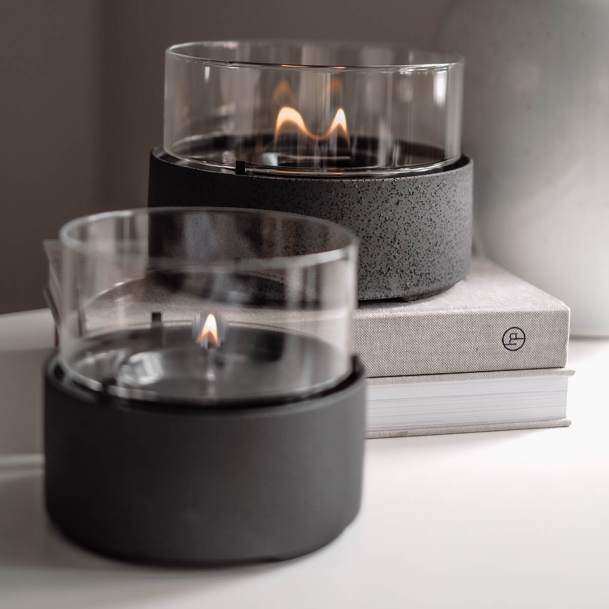 Café Raw Lykta 14 cm Svart