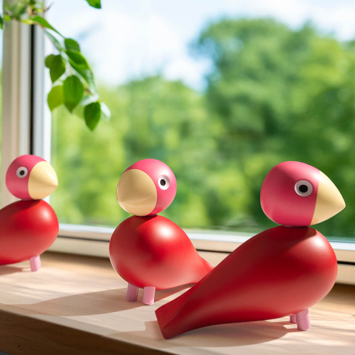 Bird Flora 2024 12,5 cm Rosa