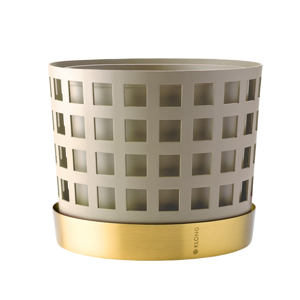 Kruka Trio Square 18 cm Beige