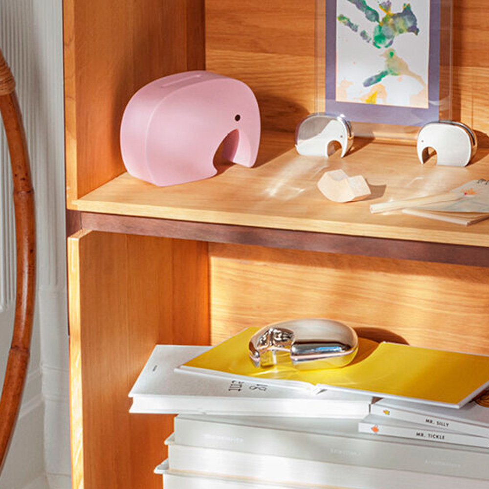 Elephant Ask Elefant 7 cm Ljusrosa