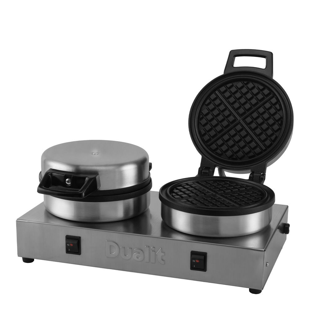 Våffeljärn 2 Laggar Borstad Rostfrittstål