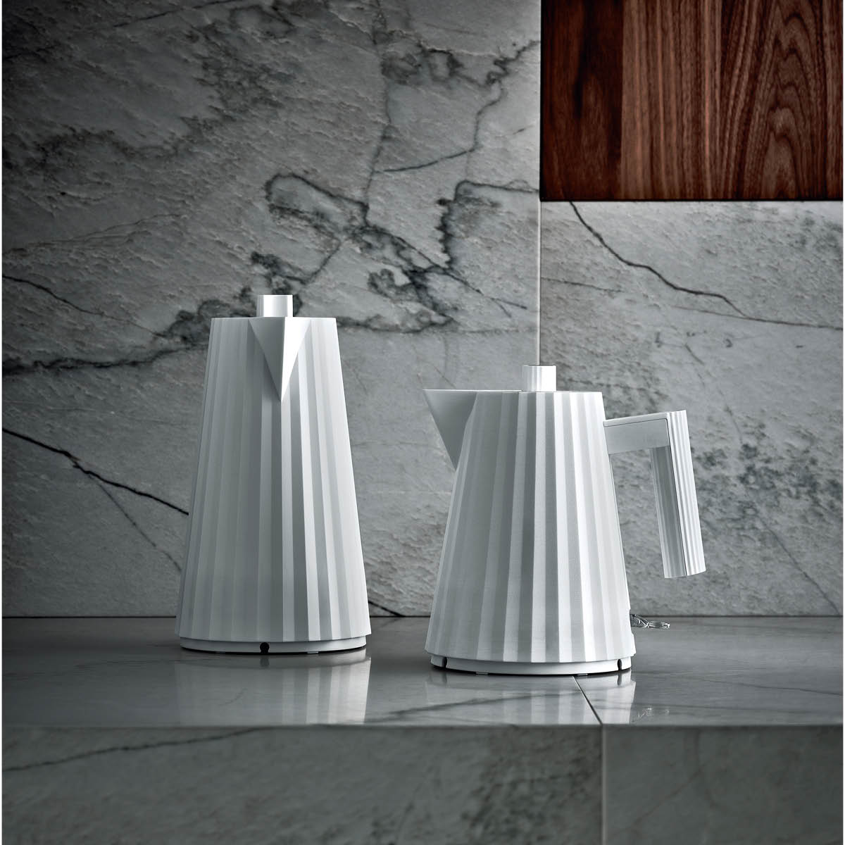 Plissé Vattenkokare 1,7 L Vit