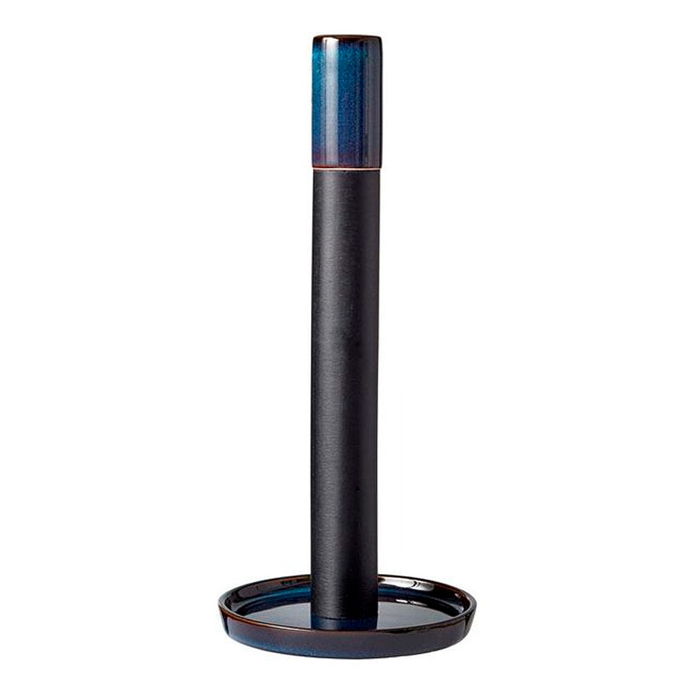 Hushållspappershållare Stengods 28 cm Blå