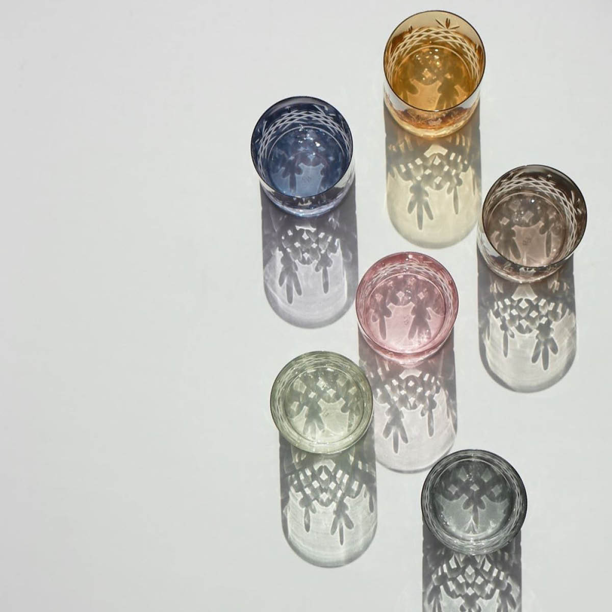 Crispy Lowball Glas 38 cl 2-pack Gul