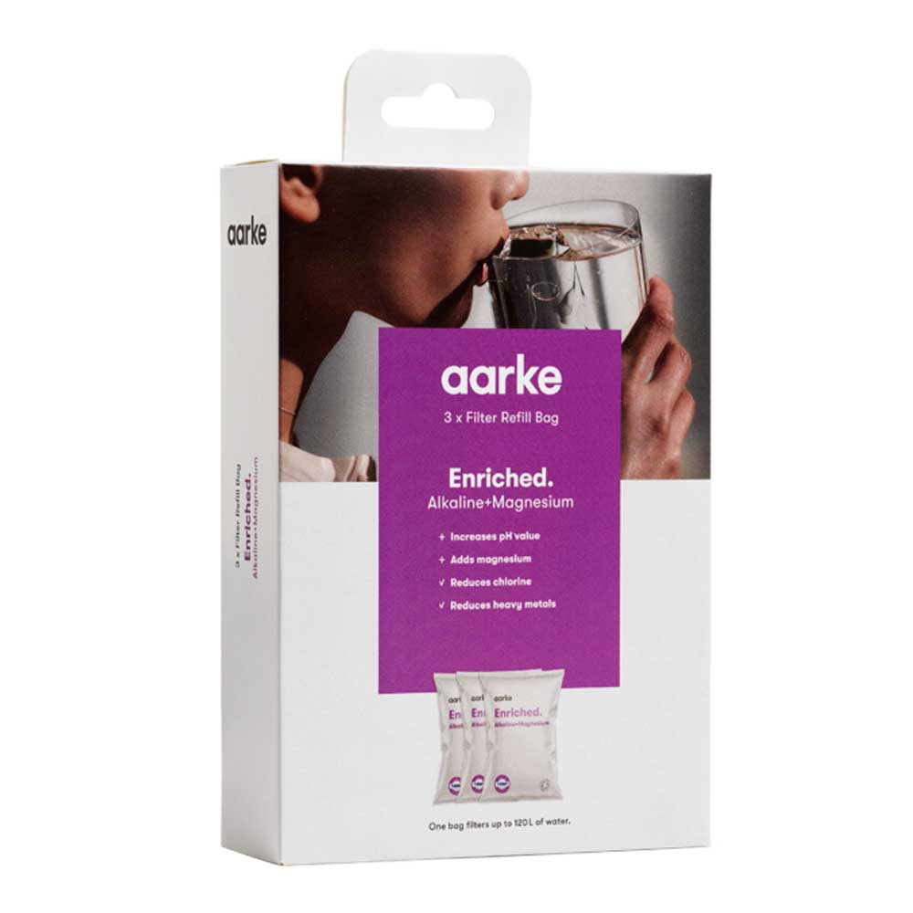 Aarke Vattenfilter Påfyll Enriched 3-pack