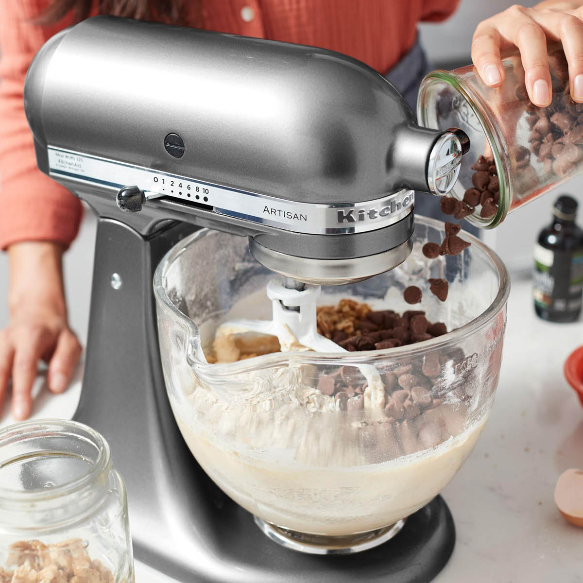 KitchenAid Artisan K&ouml;ksmaskin 5KSM125 4,8 L Contour Silver