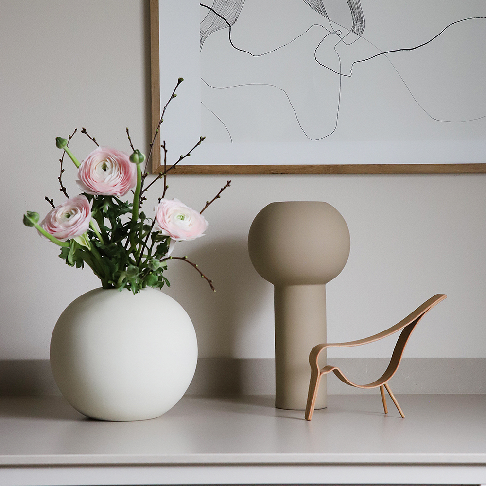 Ball Vas 20 cm Shell