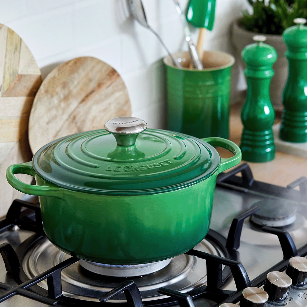 Signature Gjutjärnsgryta rund 24 cm 4,2 L Bamboo