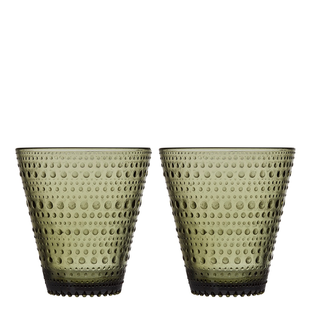 Kastehelmi Tumbler 30 cl 2-pack Mossgrön