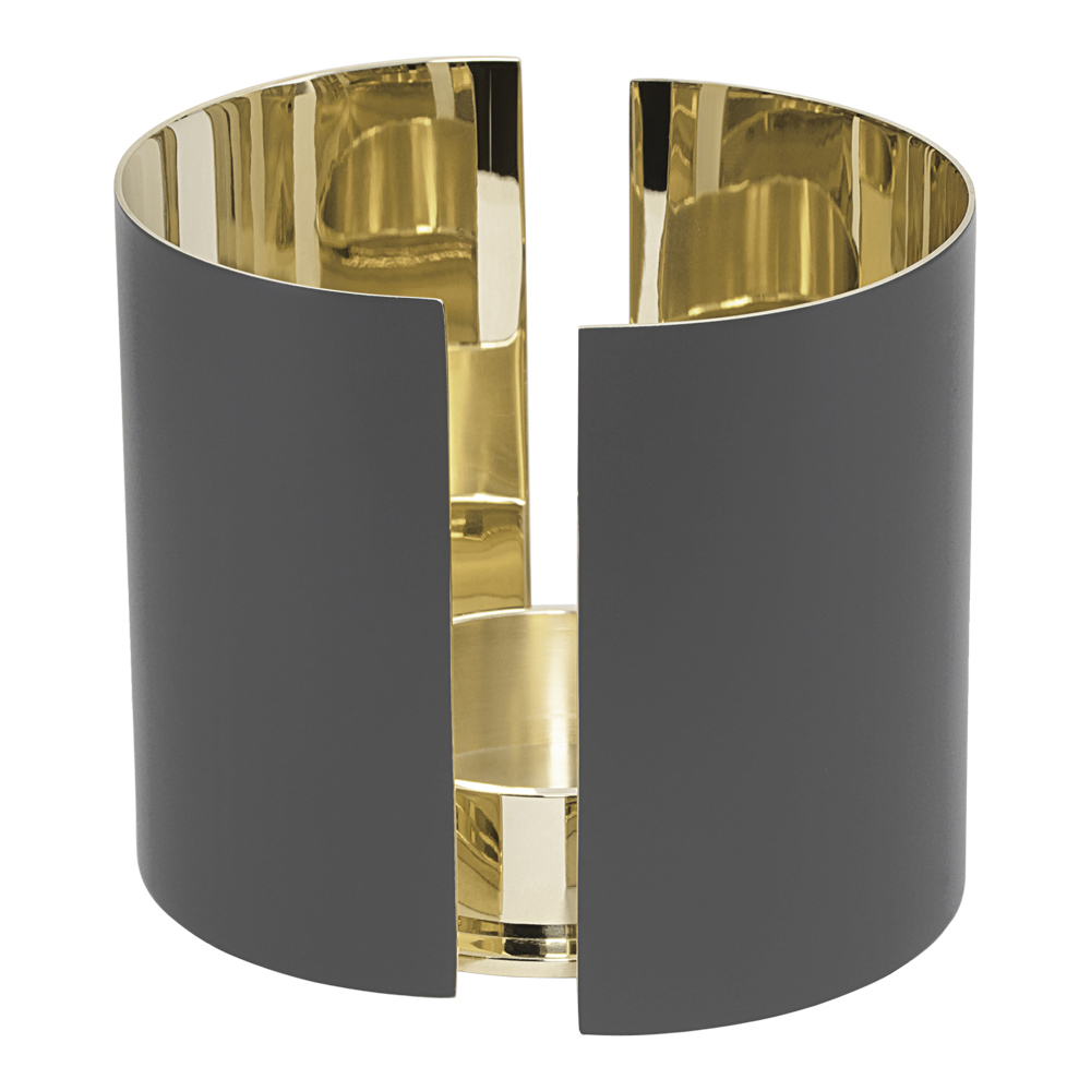 Infinity Ljuslykta 3 delar 10 cm Mörkgrå