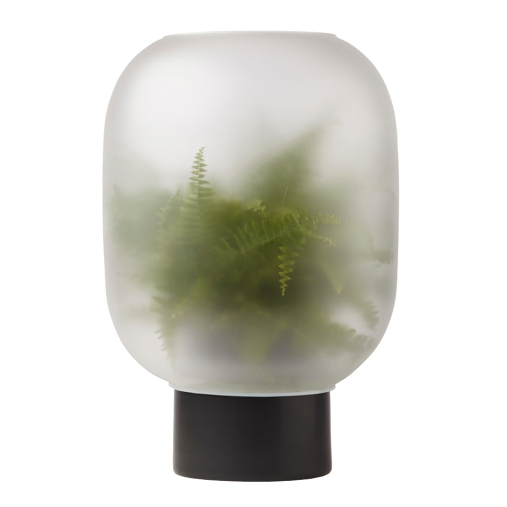 Nebl Kruka 44,2 cm Svart Glas