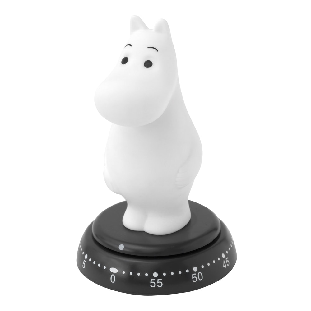 Mekanisk Timer Mumin Vit