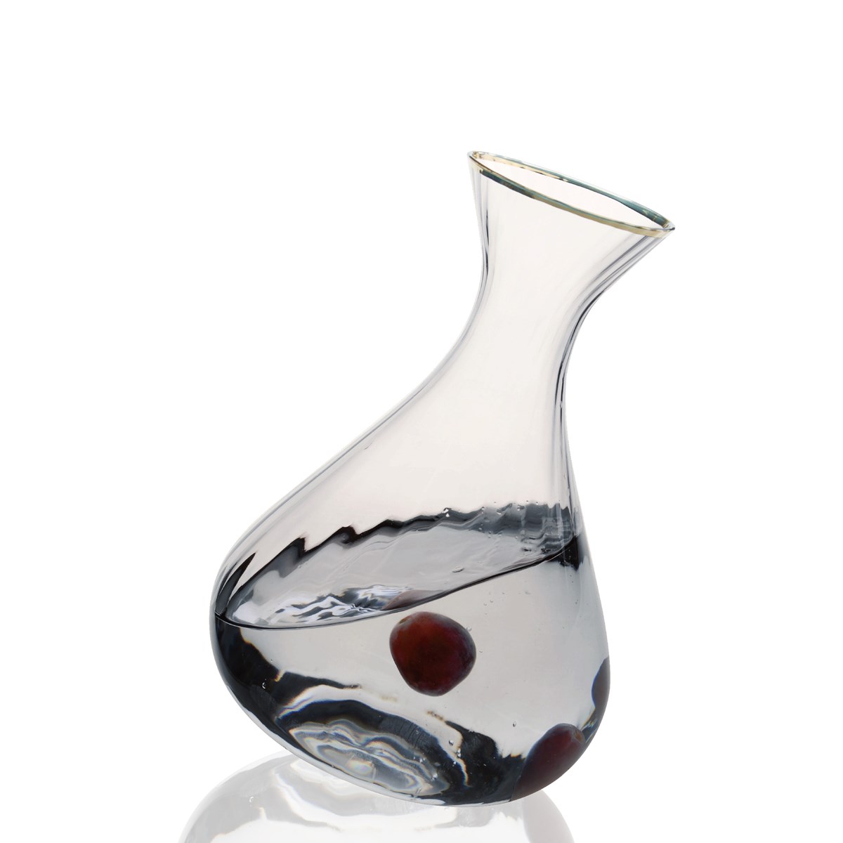 Karaff med Guldkant 2 l Soft Grey